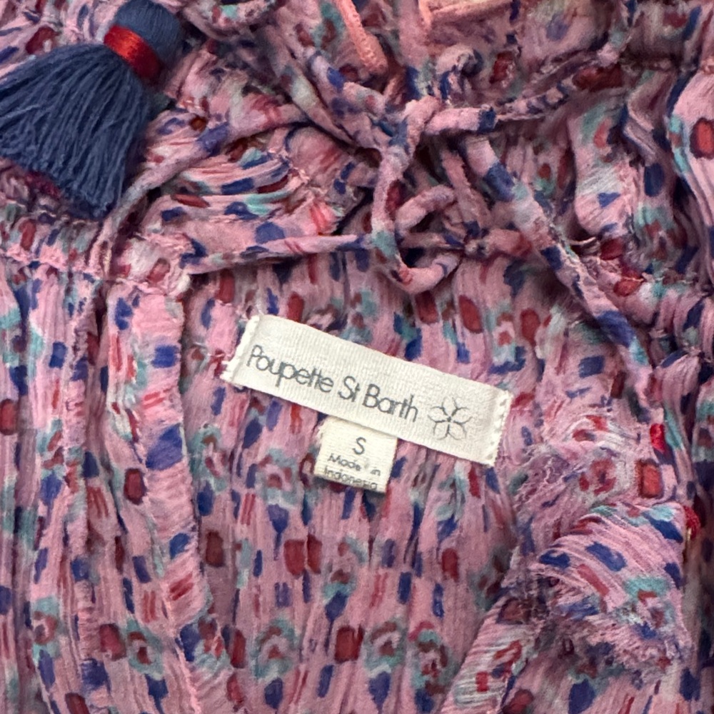 Poupette St. Barth Multicolor Tassel Dress